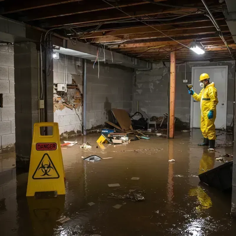 Flooded Basement Electrical Hazard in Custer County, CO Property